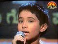 Sumukh singing ede tuMbi hADidenu, Shri G.S.Shivarudrappa's poem, in Saptaswara music competition by Kasturi Tv, Bangalore.