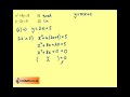 Simultaneous Equations 1 Linear 1 Quadratic Example 1