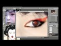 geisha makeup (photoshop)