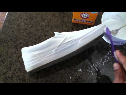 how to whiten school shoes