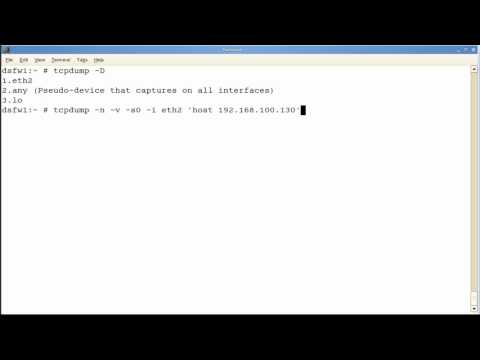 how to tcpdump linux