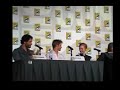 http://true-blood.net - true blood star ryan kwanten performs a walking handstand during the comic con 2012 panel, prompted by stephen moyer.