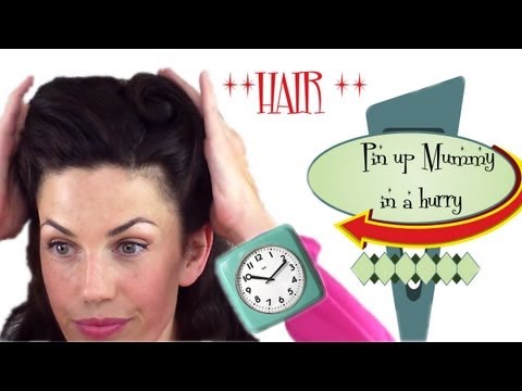 how to easy vintage hairstyles