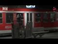 Een rijdende trein halen
