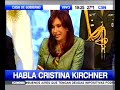 Cristina anuncio las canastas navideñas