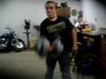 me lifting weights