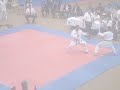 Combates en el nacional de karate