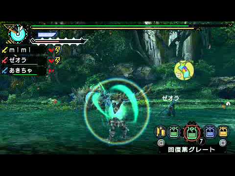 MHP3 讨伐双雷狼Urgent Quest 紧急任务3人
