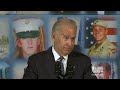 Click here to watch this video Biden shares tragic personal story with military families