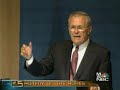 Donald Rumsfeld lies. Donald Rumsfeld lies.
