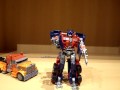 Transformers Revenge of the Fallen Fast Action Double Blade Optimus Prime  Review (German)