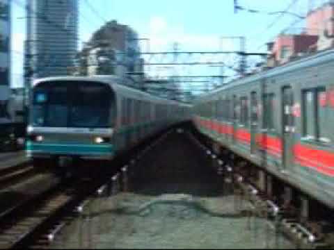 新丸子駅　１～４番線　全列車通過