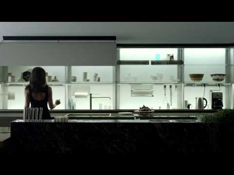 Valcucine New Logica System. Lo schienale con le aperture magiche