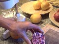Make your own Pomegranate Pom Orange Juice with the OrangeX Citrus Press Juicer