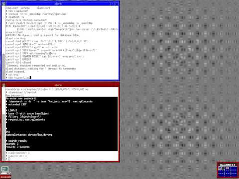 how to rebuild ldap database