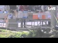 Il mercato abusivo in viale Campania