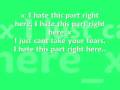 I hate this part, The pussycat dolls, With lyrics!