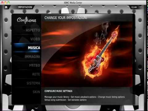 XBMC media center Mac e Windows