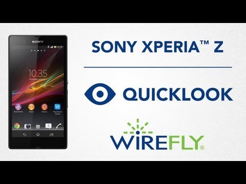 Sony Xperia Z for T-Mobile Quick Look Review by Wirefly