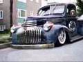 Chevrolet Rat Nest hotrod, lowered as far as it goes.