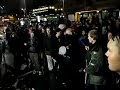 Police and protesers in Reykjavik - Iceland