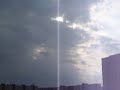 Cleanse of the sky: Sun triumphes over clouds