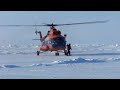 Helicopter MI8 landing near north pole april 2008 Helicopter MI8 landing near north pole april 2008