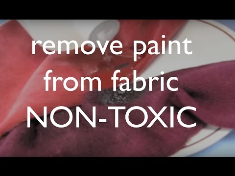 how to remove dried paint from clothes