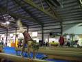 360 Gymnastics Level 4 Girls practicing beam