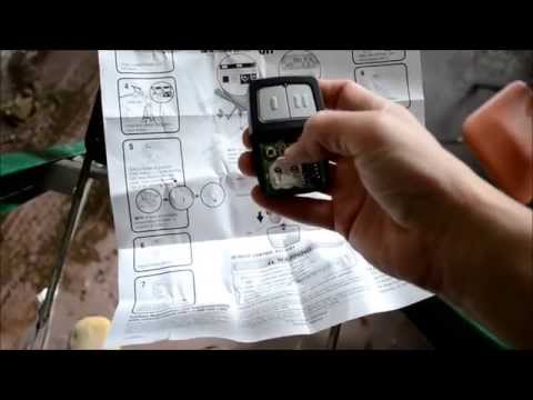 how to garage door remote