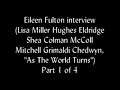 Eileen Fulton interview (Lisa,\"As the World Turns\") 1 of 4