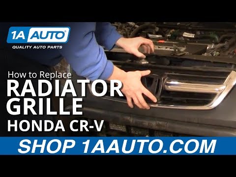 How To Install Replace Radiator Grille Honda CR-V 02-06 1AAuto.com