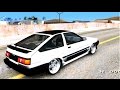 Toyota Sprinter Trueno AE86 para GTA San Andreas vídeo 1