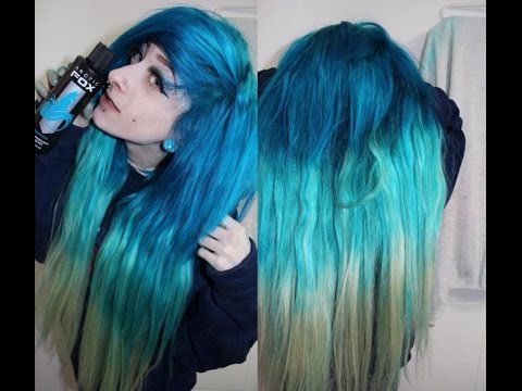 how to dye your hair like aquamarine