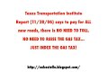 Texas Report Shows Toll Roads Not Needed