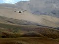 En las leñas , camino a valle hermoso a 15 o 20 metros  4 condores volando sobre nosotros ....