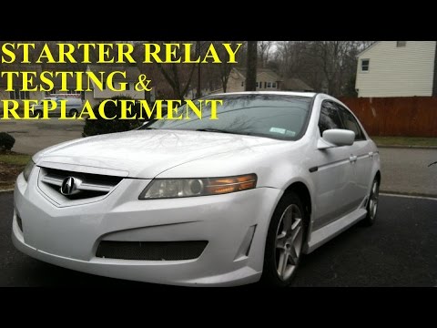 How to Test Replace a Starter Relay Acura TL