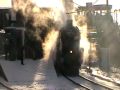 60007 'Sir Nigel Gresley' departs York with 'The Christmas Tynesider' 19.12.09