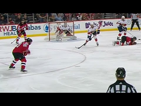 Video: Palmieri fires one-timer past Reimer to give Devils 2-0 lead