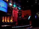 Wife singing Karaoke on a Honeymoon Cruise