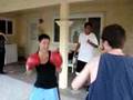 Backyard boxing Keith vs. Travis good hits