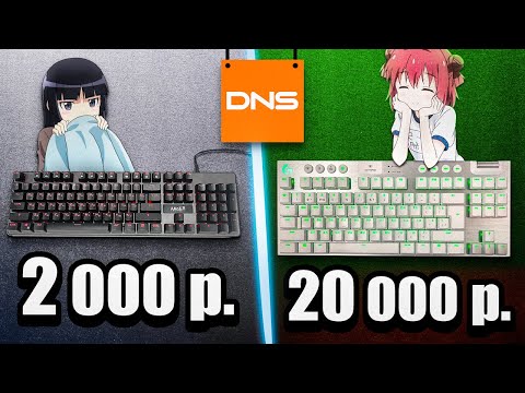 САМАЯ ДЕШЁВАЯ VS САМАЯ ДОРОГАЯ Игровая Механическая Клавиатура с DNS. Что лучше?