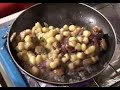 Gnocchetti di patate, radicchio e lupini Gnocchetti di patate, radicchio e lupini