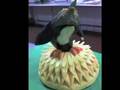 Esculturas en vegetales y frutas