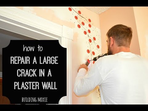 how to patch plaster cracks