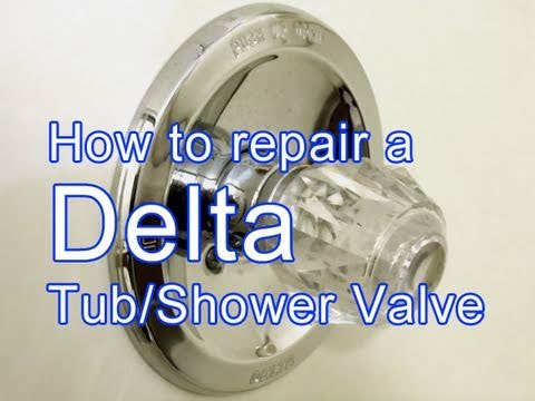 how to repair two handle shower faucet