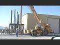 Placing a bushing on a new transformer