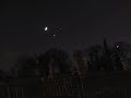 Aliens? Nah, Moon, Venus and Jupiter conjunction over Green-Wood Cemetery 12.01.08 Aliens? Nah, Moon, Venus and Jupiter conjunction over Green-Wood Cemetery 12.01.08