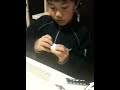 Nick changes an overgrip