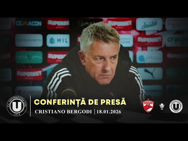 🎙 CONFERINȚĂ DE PRESĂ | Cristiano Bergodi: „Nu e nimic deja decis. Se poate lupta!”